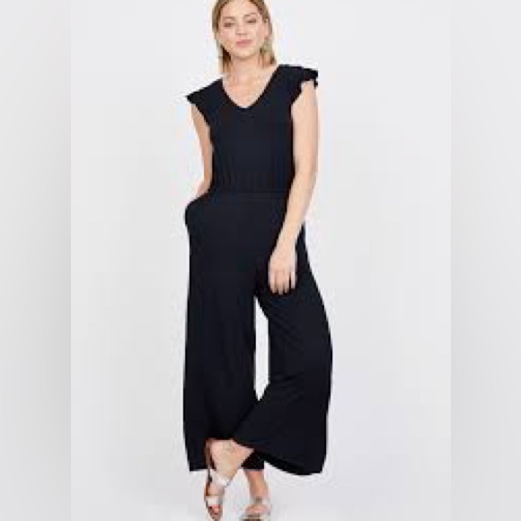 Summer & Sage Soft Flutter Sleeve Jumpsuit - Picture 1 of 3